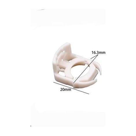 Clips de Fixation pour Tuyau de Carburant, 20x16mm, Compatible Peugeot Citroën, Lot de 10