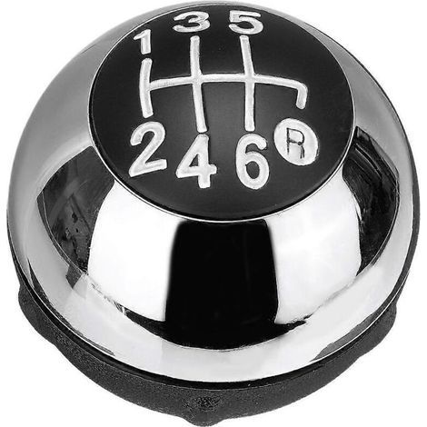 Pommeau de levier de vitesses à 6 rapports pour boîte manuelle 55344048 pour 500 2012-2018 Argent brillant (1/5)