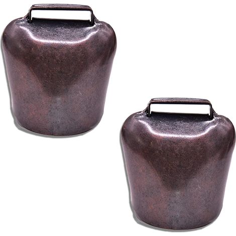 Clochette Pour Animaux - En Fer - Son Clair - Pour Vaches Moutons Chevaux Chèvres - Usage Agricole et Décoratif - Lot de 1 (1/5)