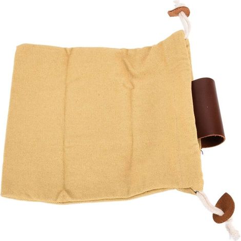Pochette de Recherche de Nourriture en Toile de Cuir, Sac de Nourriture de Ceinture Portable respectueux de l'environnement résistant à l'usure pour la Collecte de Fruits pour Le Camping(Kaki) (1/5)