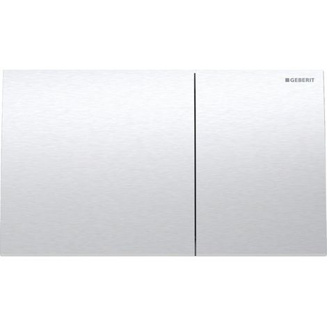 Geberit Sigma 70 Square Plaque de commande 115622FW1 pour double chasse, acier inoxydable brossé