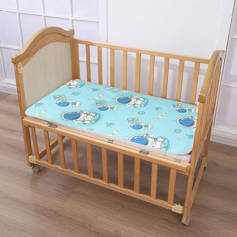 Tapis En Soie Glacée - 90 X 50 Cm - 100 Polyester - Pour Lit Bébé Et Sieste Enfant - 1 Pièce (1/5)