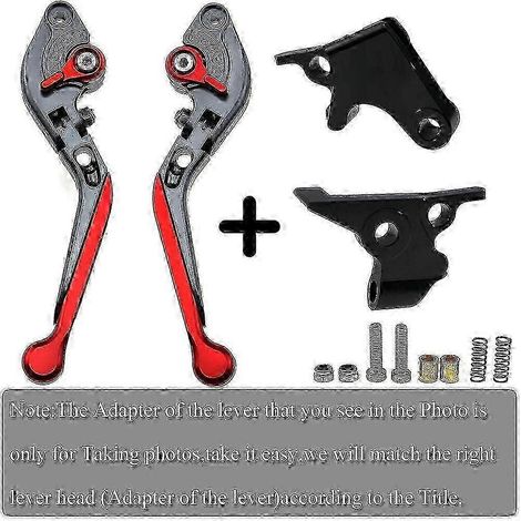 Leviers de frein et d'embrayage pliables et extensibles CNC en or et titane, logo laser unique pour Yamaha FZ8 2011-2015 (A7, B7, C6, D6). (1/5)
