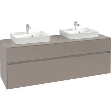 Villeroy & Boch Collaro Meuble sous-lavabo, pour 2 lavabos,