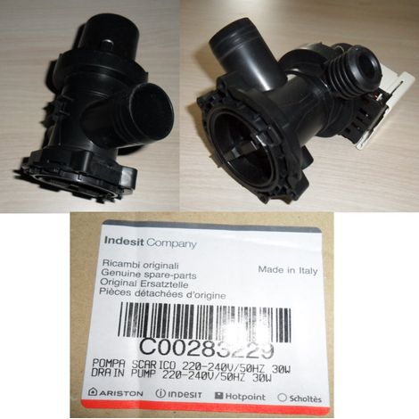 Pompe de vidange pour Lave-Linge INDESIT C00283229
