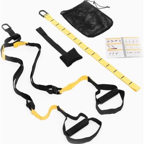 Sangles d\'entraînement TD®-Adulte - INN TOO - Entraînement de la force - Fitness - Nylon - Jaune