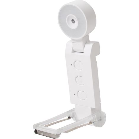 Über USB wiederaufladbare Leselampe zum Anstecken, 30 einstellbare Modi, Augenschutz, Taschenlampe mit Timer, ideal für Leseliebhaber und Reisende (weiß)