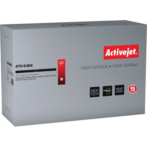 Activejet ATH-64NX toner for HP printer HP 64X CC364X replacement Supreme 24000 pages black