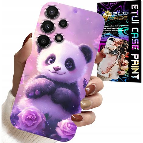 Hülle für Samsung Galaxy A32 4G – süße Panda-Motive für Kinder + Glas (1/5)
