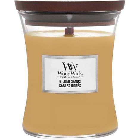 Vela WoodWick Gilded Sands 275 g (1/4)