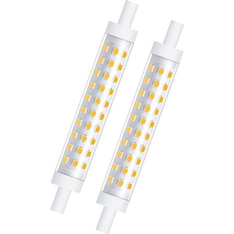 2 Stück 10W R7s 118mm Dimmbare LED-Lampe Warmweiß 3000K 100W Halogenäquivalent Linearer Doppelsockel-Reflektor-Flutlichtstrahler [Energieklasse A++] (1/5)