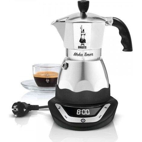 Bialetti EAsy Timer 6 Manuale Boccale per moca elettrico 0,5 L