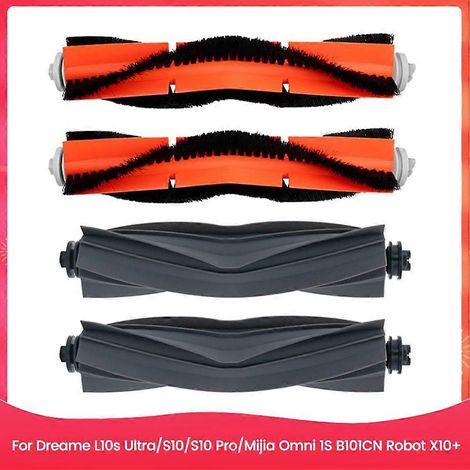 Brosse pour aspirateur 4PCS Roller Brosse pour Dreame L10s Ultra S10 Pro pour Mijia Omni 1S B101CN Robot X10+ Aspirateur pièce détachée (1/5)