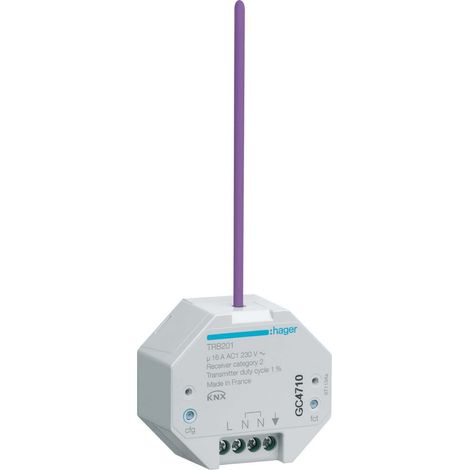 Hager Funk KNX UP Ausgang 1fach,16A,quicklink TRB201