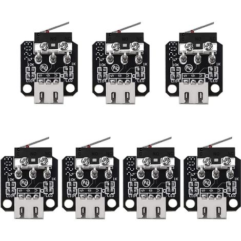 7Pcs 3D Printer Limit Stoppers Mechanical Limit Module for 3D Printer Parts Compatible with Ender 3/5/Pro/V2 Cr-10 S4 S5 Series