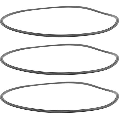 Anneau en caoutchouc noir pour base de tabouret bar (1/5)