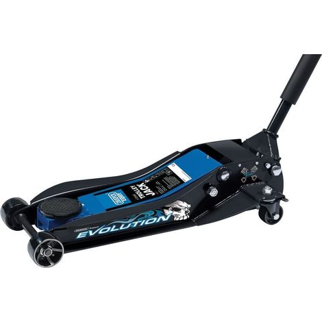 Draper Evolution Low Profile 3 Tonne Trolley Car Jack 580mm Lift Range 70811 (1/5)