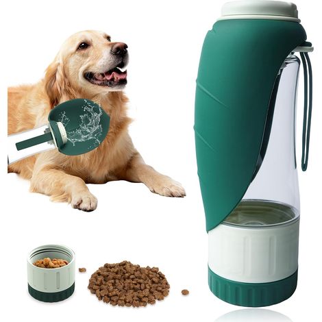 600 M Bouteille d'eau Portable pour Chien, Bouteille d'eau pour Chien Chat, Bouteille d'eau Chien, Bouteille d'eau De Voyage pour Chien, Gourde Chien Promenade, Gourde pour Chien, pour Camping (1/5)