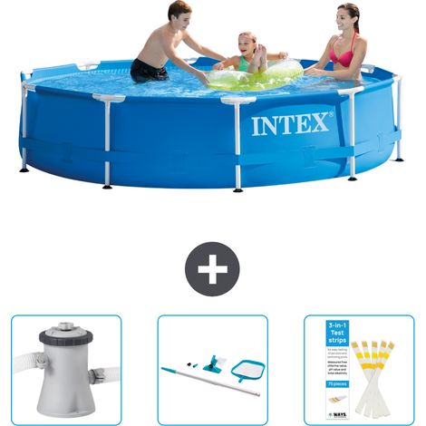 Frame Pool Rund - 305x76 cm - 4-teilig SCB82 (1/5)