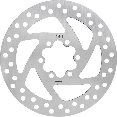 Disques de frein en acier inoxydable pour trottinette électrique (5,5 pouces de diamètre extérieur, 1,3 pouce de diamètre intérieur) plaquettes de frein (rotor). (1/5)