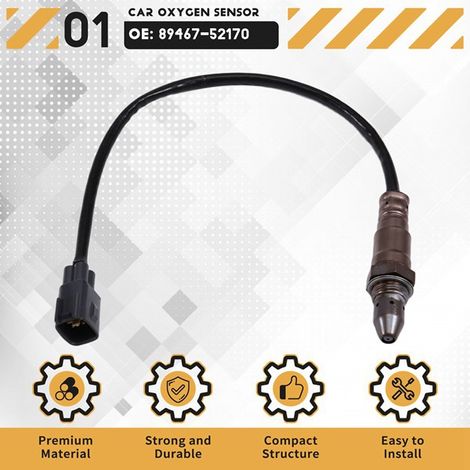8946752170 ist geeignet für den Sauerstoffsensor 89467-52170 des Toyota Yaris (Baujahre 2012–2017). (1/4)