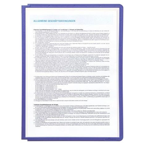 DURABLE C.5 fundas clasificadores Sherpa A4 transparentes marco morado