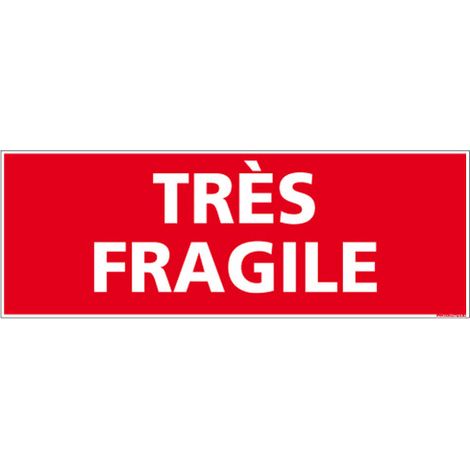 ADHESIF DE CONDITIONNEMENTETRES FRAGILE (M0355).- Adhésif - 700 x 250 mm