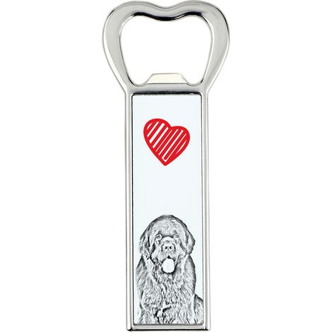 Terranova, Terranova, Waterloo - abridor de botellas con un perro, abridor de nevera personalizado, regalo único para hombres de Art-Dog (1/5)