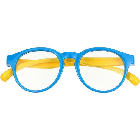 Lunettes anti-lumière bleue pour enfants, lunettes de jeu vidéo pour ordinateur, protection des yeux-12.00X4.50X2.00CM-Blue