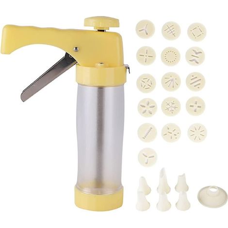 Cookie Press Maker Biscuit Gun Kit Cuisson Fabrication Gâteau Glaçage Mousse (1/5)