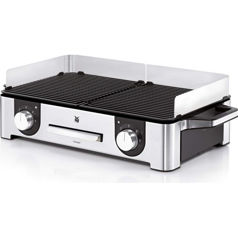 WMF 04.1528.0011 GRIGLIA PER ESTERNO E GIARDINO, 2400 W, Acciaio 18/10, Argento, Compatto (1/5)