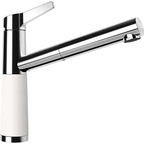 Schock Küchenarmatur SC-510 Chrom/Cristadur ausziehbarer Auslauf Niederdruck Polaris (1/3)