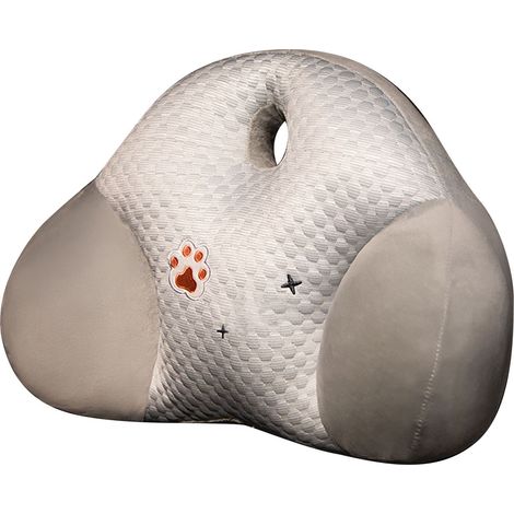 Coussin de soutien lombaire d'été, dossier de chaise, coussin de soutien lombaire de bureau pour les longues périodes en position assise, coussin de soutien lombaire de voiture, appui-tête de canapé d (1/5)