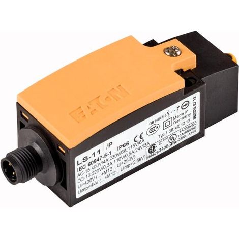 Interrupteur de position 1 F + O poussoir à galet M12A EATON LS-11/P-M12A