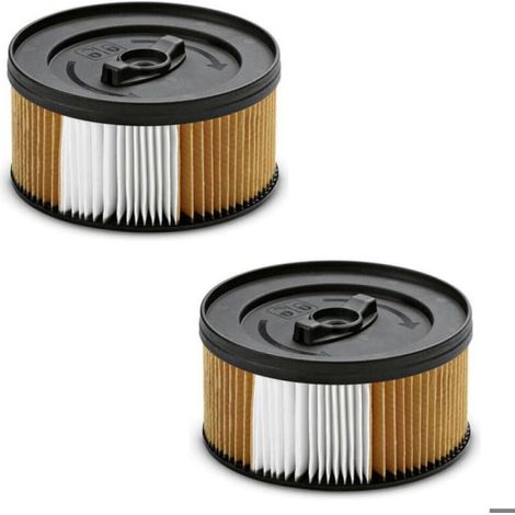 Lot de 2 Cartouche filtrante Karcher Special Revital WD 4290 / 5200 M / 5300 M / 5600 MP (1/5)