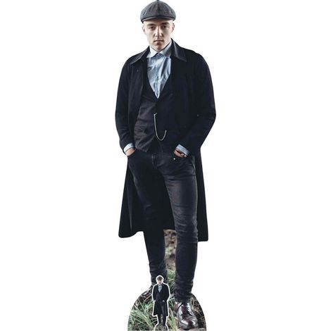 Figurine en carton de Peaky blinder homme style Gangster hauteur 179 cm (1/4)