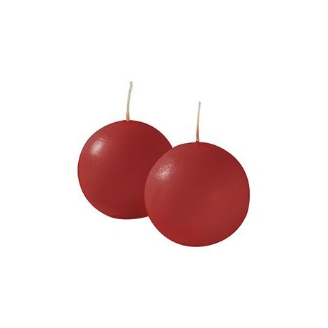 Cereria Di Giorgio Candele Sfera Ø 6 cm (6 pz) - Rosso