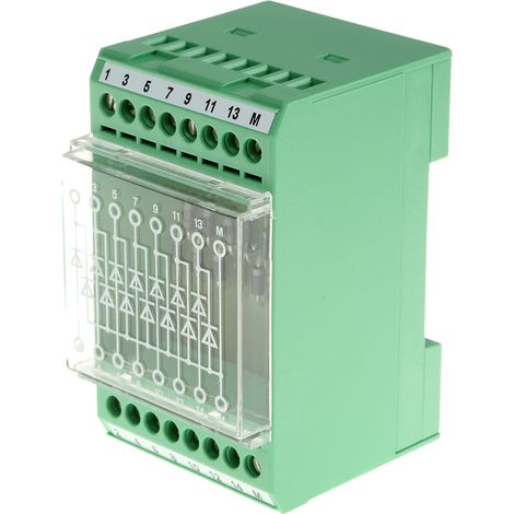 Bloc de jonction modulaire Phoenix Contact EMG 45-DIO14M/LP, A visser ( Prix pour 1 )