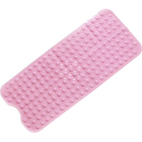 AGE Tapis de Douche,Antidérapants Tapis de Bain avec Trous de Drainage et ventouses,Tapis de Baignoire Lavable en Machine (Rose)10040cm (1/3)