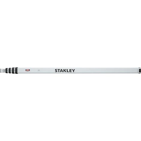 Mira telescópica de aluminio - AR51 - 5 m ajustable - 5 secciones con clips - STANLEY, 1-77-161