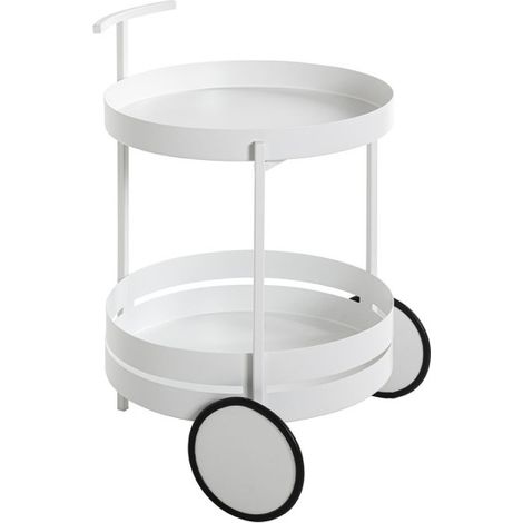 Desserte de Cuisine Ronde "Postres" 62cm Blanc (1/5)