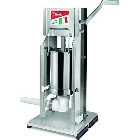 Insaccatrice Reber 3 kg INOX Verticale Manuale - Qualità Professionale per Salumi