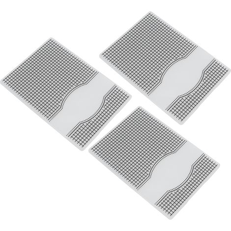 Lot de 3 Plaques de Gaufrage Design Unique, Moules Texturés Relief pour Création de Cartes et Invitations DIY (1/5)