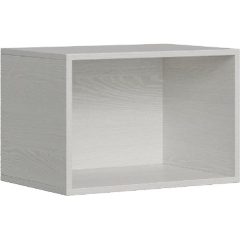Mobile Pensile a Giorno 60x40x39,5 cm Bianco Frassino