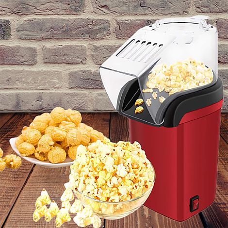 Elektrische Mini-Popcornmaschine (ölfrei, BPA-frei) – 3 Minuten Schnellstart – 350-ml-Becher – Intelligente Steuerung – Gesundes Popcorn-Geschenkset – 3 Minuten (1/4)
