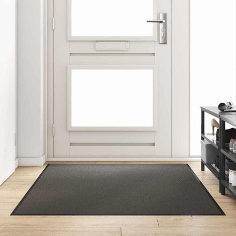 vidaXL Doormat Anthracite and Black 120 x 180 cm 100% Polyamide