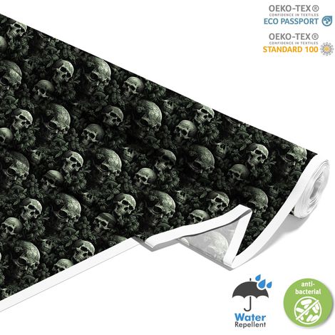 TESSUTI DECORATIVI PER ESTERNI OXFORD - Motivo Teschio I DX4932 (1/5)