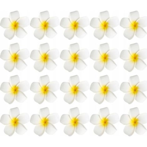20 fermagli per capelli da sposa a forma di frangipani (1/3)