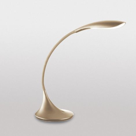 Abat-jour moderna gea luce nunki gls005 led materiale sintetico lampada scrivania