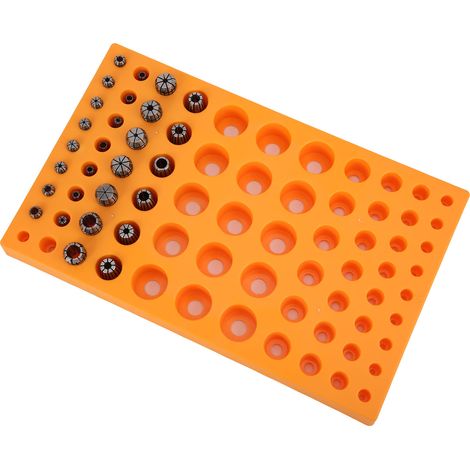 Boîte de rangement, organisateur, conteneur, supports, kit d'outils pour pinces de perçage ER20/ER11 (1/5)